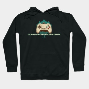 Classic Controller Crew. Vintage gaming. Retro gamepad Hoodie